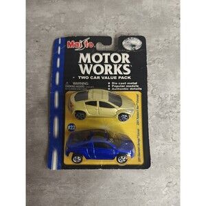 Maisto Motor Works 2 Pack Pontiac Rev / Borrego Diecast #22 Concept Cars 1/64